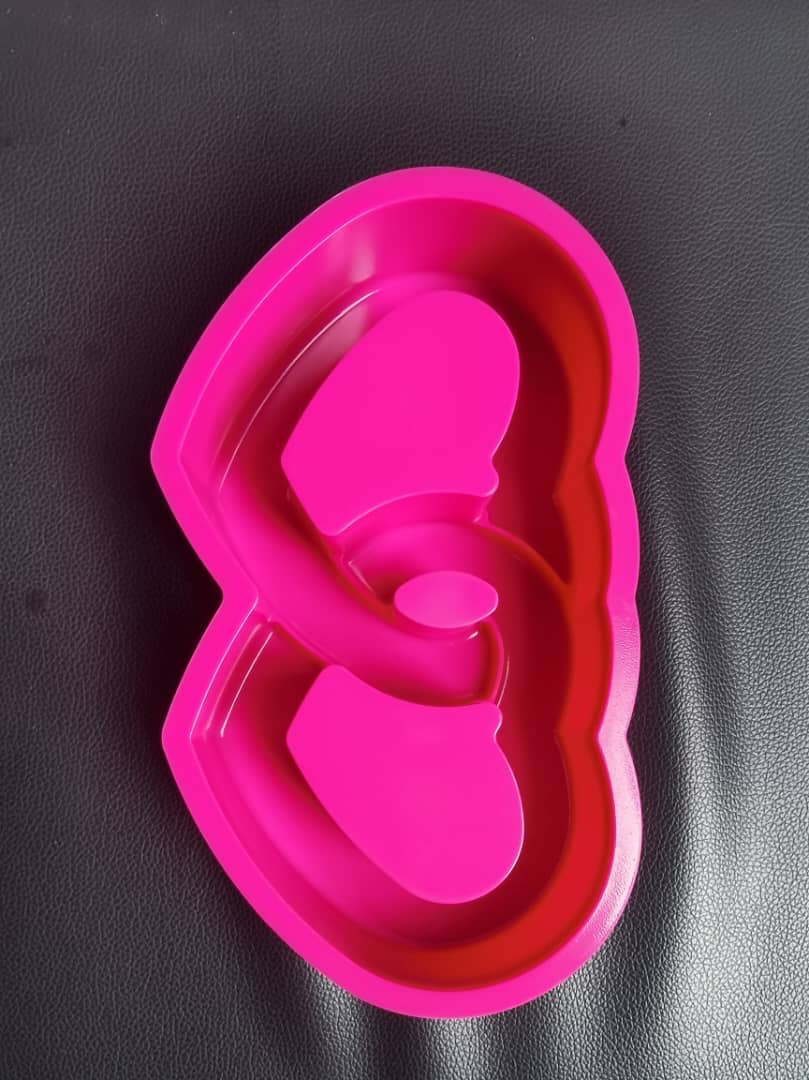Mega Double Pink Heart Mold