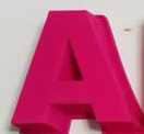 US DIRECT - 6 inch Pink Letters Silicone Molds A Z - PLUS ampersand & Symbol perfect for resins