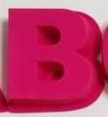 US DIRECT - 6 inch Pink Letters Silicone Molds A Z - PLUS ampersand & Symbol perfect for resins