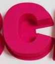 Giant 6 inch Pink Letters Silicone Molds A   Z - PLUS ampersand & Symbol perfect for resins