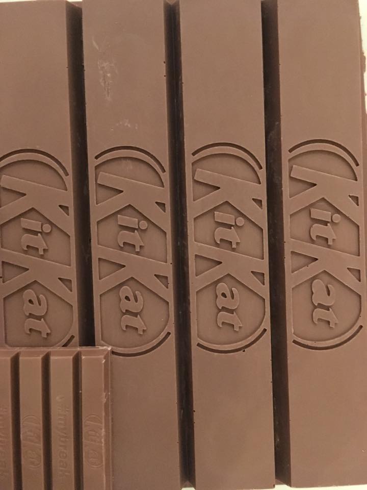 Kit Kat mold from Moldyfun
