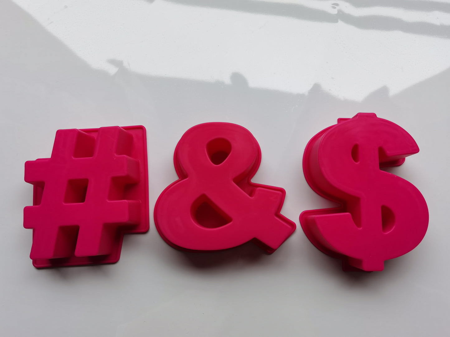 MoldyfunUSA Giant Pink Letters set of 26 Resin Mold