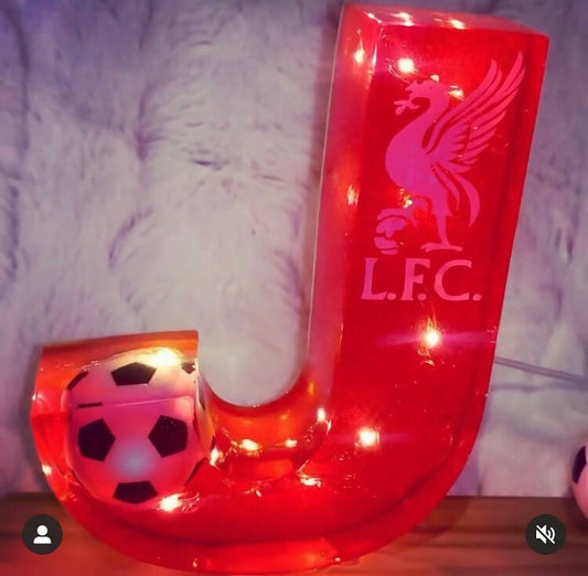 Football Liverpool letter J