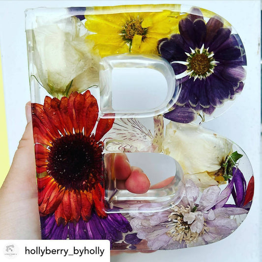 Flower Preservation letter B