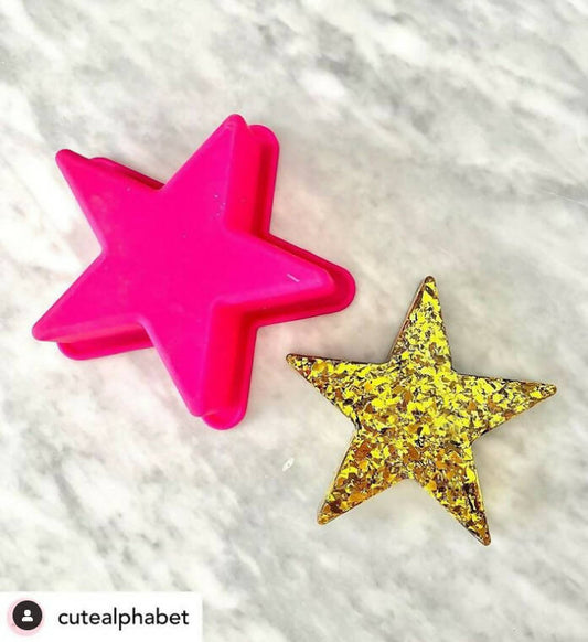 Custom Resin Art 6" - 5 point star